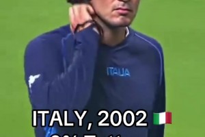 帅出天际！02世界杯意大利国家队堪称男模天团😱