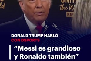 特朗普：梅西很棒，C罗也很棒，我见过C罗，欢迎他来到白宫~